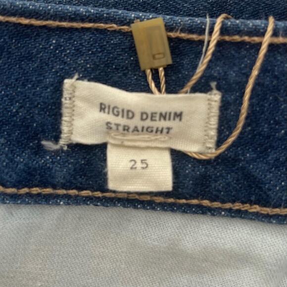 Madewell Mini Skirt Rigid Denim  Straight Fit waist measure 30 - Picture 7 of 9